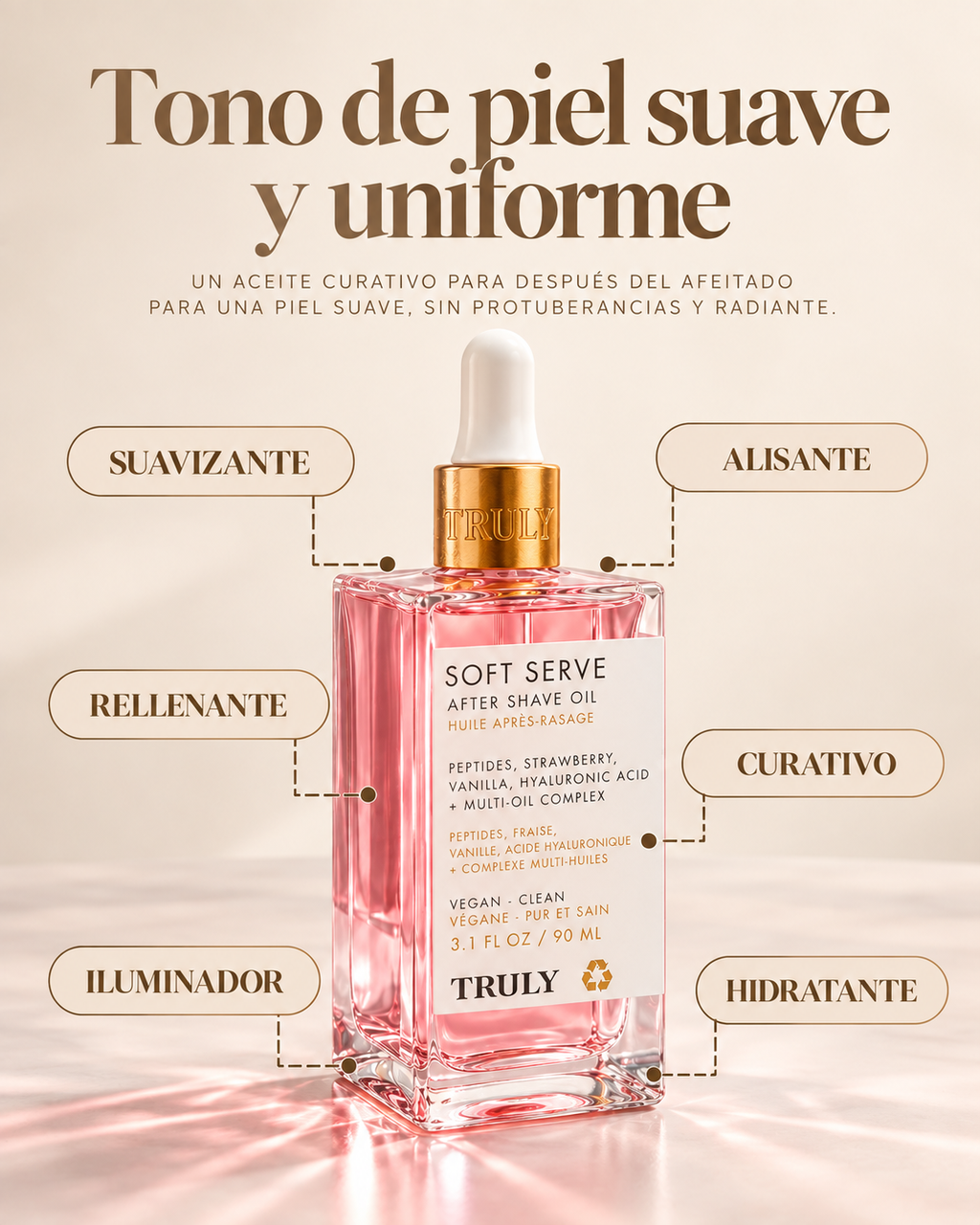 Truly Soft Serve - Piel Suave, brillante y Perfumada al Rasurar