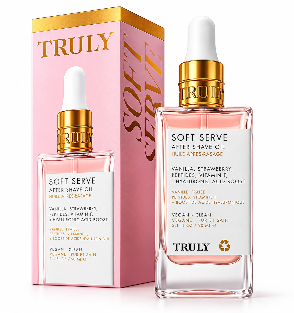 Truly Soft Serve - Piel Suave, brillante y Perfumada al Rasurar